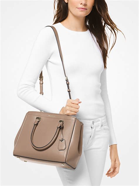 michael kors benning large leather satchel review|Amazon.com: Customer reviews: MICHAEL Michael Kors .